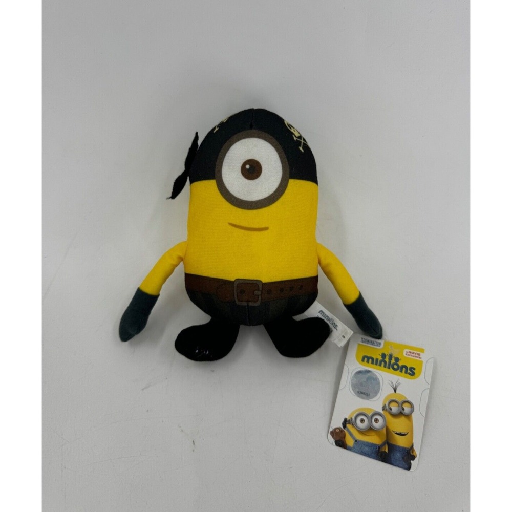 Minions‎ Movie Despicable Me 6.5" Plush Pirate NWT